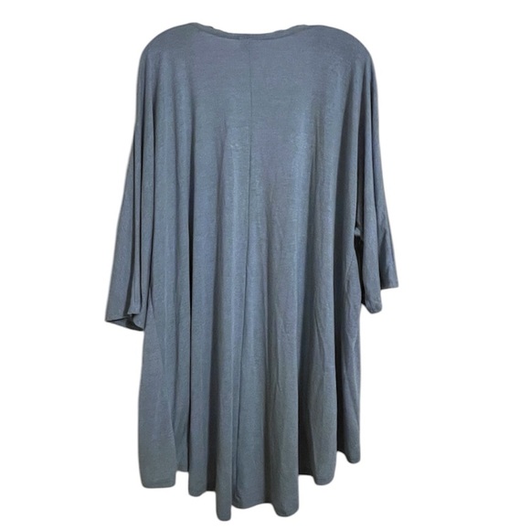 LuLaRoe Lindsay Kimono-Blue-Size Medium - Picture 3 of 5